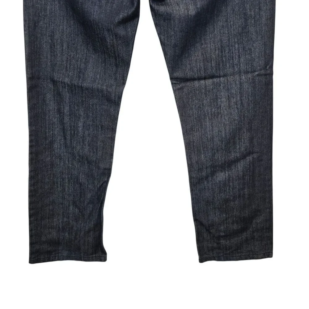 Marc Ecko Men's W32 X L32 Straight Fit Dark Blue Denim Jeans